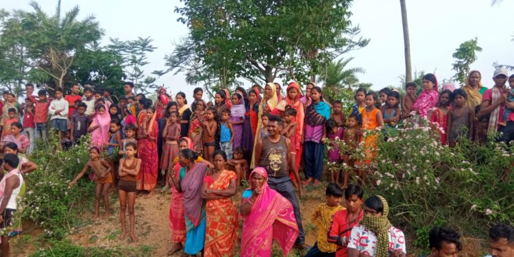 Villagers gather near spot after knowing the death of three school children