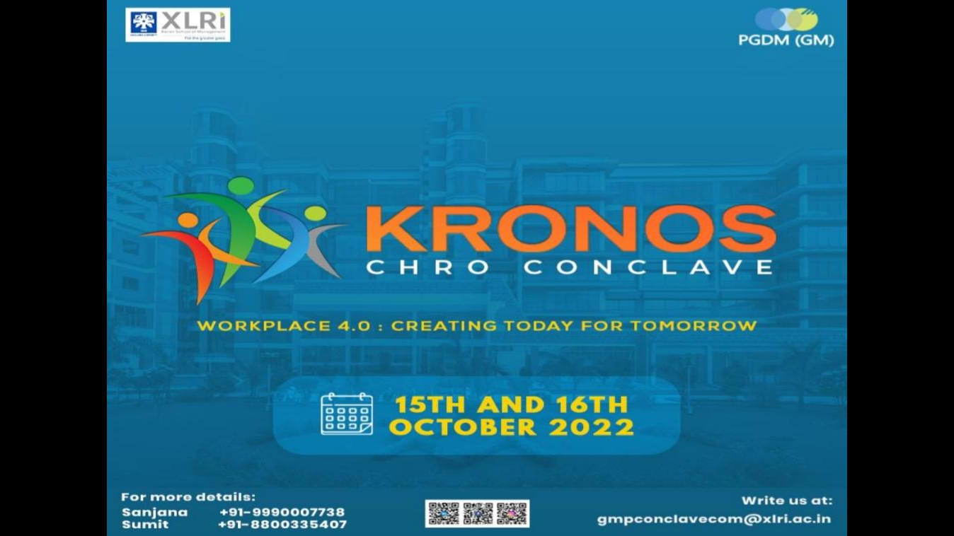 XLRI to host conclave on 'Workplace 4.0: Creating Today for Tomorrow' on Oct 15-16