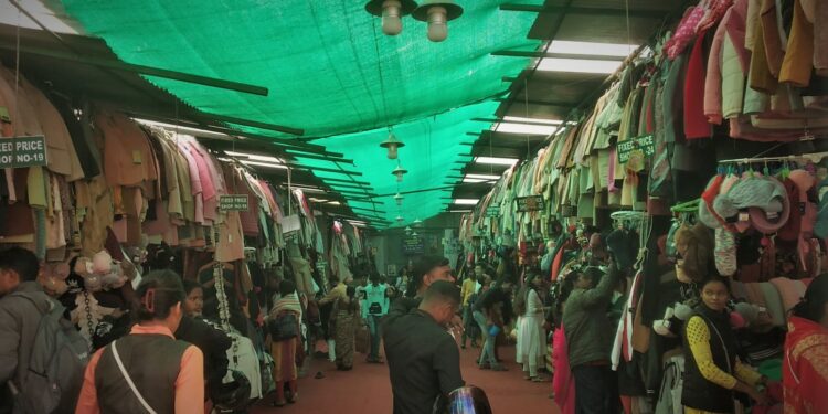Inside view of Potala Market in Ranchi