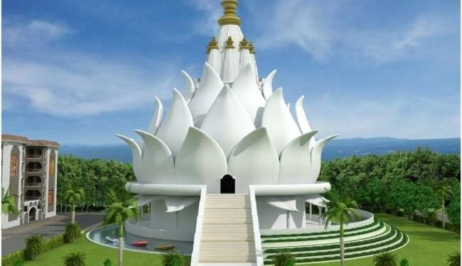 Proposed lotus temple in Bhaduli of Itkhori. Picture by Vishvendu Jaipuriar