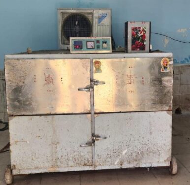 Dead body freezer box in a mortuary in Hazaribag. Picture by Vishvendu Jaipuriar