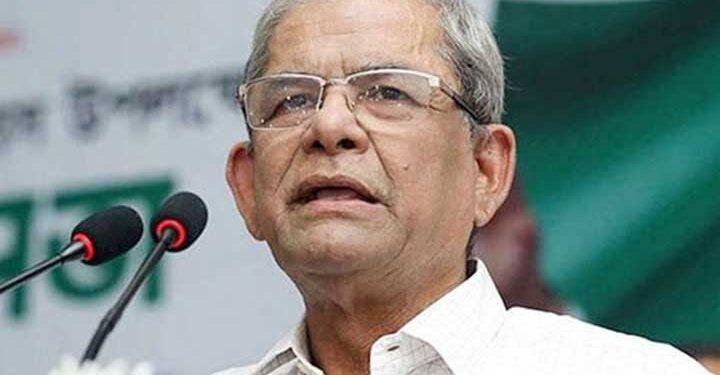 Mirza Fakhrul Islam Alamgir, the Secretary General of the Bangladesh Nationalist Party (Source: RTV)