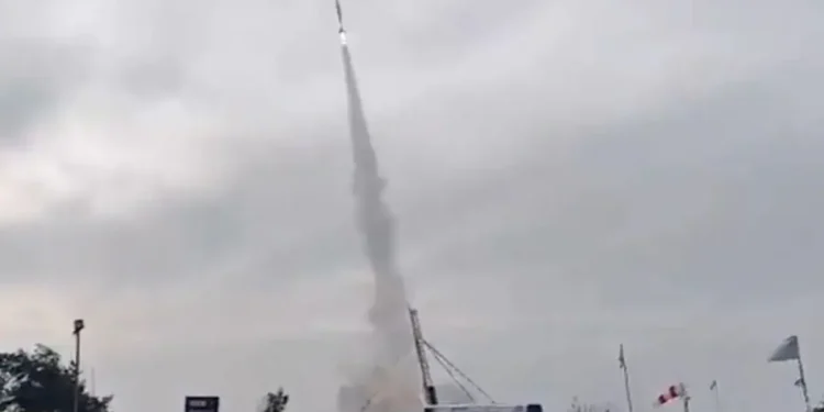 Tamil Nadu Start-Up Launches India’s First Reusable Hybrid Rocket ‘RHUMI-1’