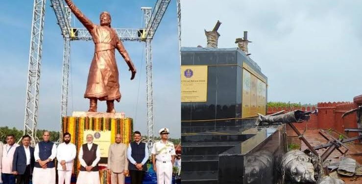 Consultant Arrested Over Collapse of Shivaji Statue in Maharashtra’s Sindhudurg