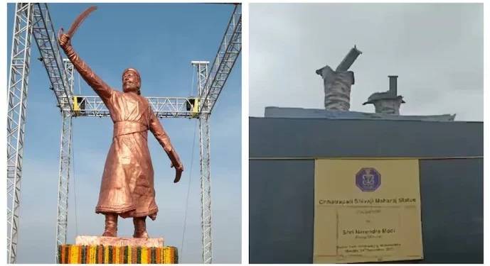 PM Modi Apologizes for Shivaji Statue Collapse, Criticizes Opposition in Maharashtra