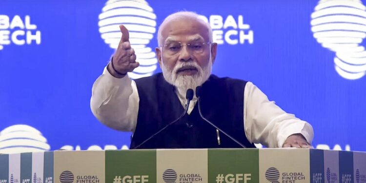 PM Modi Highlights India’s Unmatched Growth in Fintech at Global Fintech Fest 2024