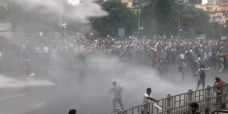BJP Calls for 12-Hour Strike in Bengal After Police Clash During Protest Over Kolkata Doctor’s Murder