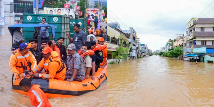 Heavy Rain Claims 10 Lives in Andhra Pradesh and Telangana, Over 100 Trains Cancelled
