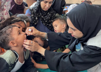 Second Phase of Polio Vaccination Campaign Begins in War-Torn Gaza