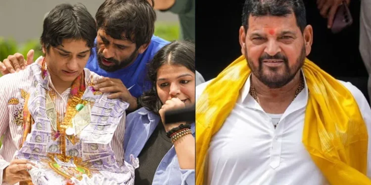 Brij Bhushan Singh Takes a Dig at Vinesh Phogat, Questions Her Olympic Qualification