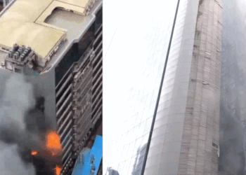 Major Fire Breaks Out at Mumbai’s Times Tower, Eight Fire Engines Deployed