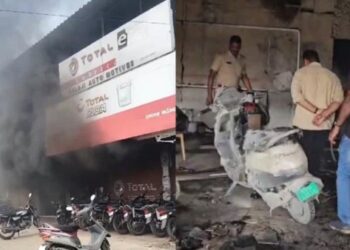 Man Arrested for Setting Kalaburagi Electric Bike Showroom on Fire Over Scooter Issues