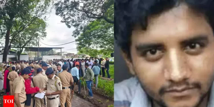 Badlapur Encounter Case: Protesters Disrupt Burial of Akshay Shinde, Accused in School Assault Case