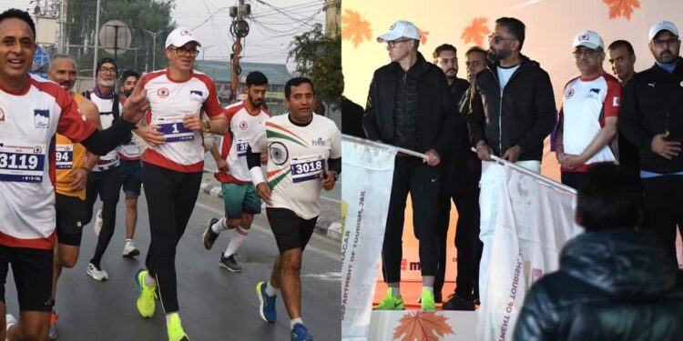 “So Damn Pleased”: Omar Abdullah Completes Kashmir Half Marathon, Promotes Fitness in J&K