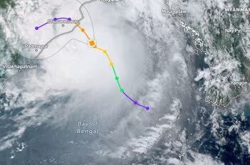 Cyclone Dana Uproots Trees, Brings Heavy Rain In Odisha, 1 Dead In West Bengal