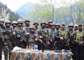 Two Terrorists Killed in Kupwara Encounter, Arms Recovered