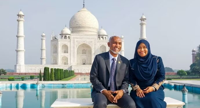 Maldives President Visits Taj Mahal, Declares “Words Can’t Do Justice to Its Beauty”