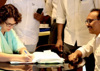 BJP Targets Congress Over Kharge’s Exclusion During Priyanka Gandhi’s Nomination Filing