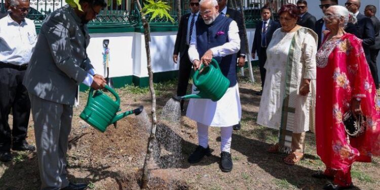 PM Modi’s Tree-Planting Campaign with Guyana President Highlights Global Sustainability