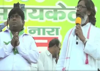 Hemant Soren Lashes Out at BJP, Accuses “Double-Engine Government of Starving People”