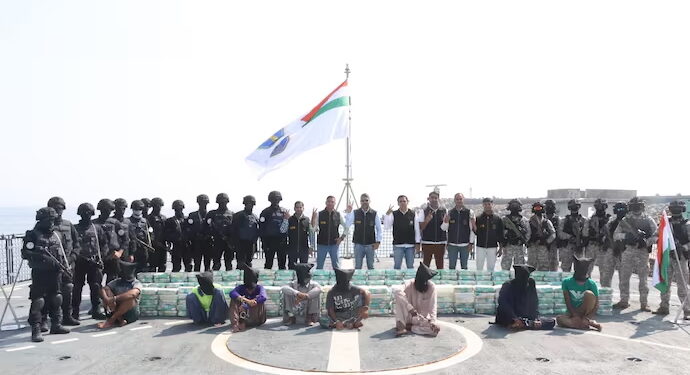 Boat Carrying 700 kg Methamphetamine Seized Off Gujarat Coast, 8 Iranians Arrested