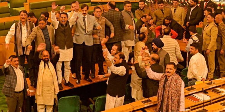 J&K Assembly Passes Resolution on Article 370 Amid Intense Sloganeering