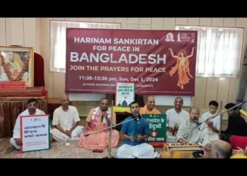 Iskcon Organizes Global Sankirtan for Peace in Bangladesh