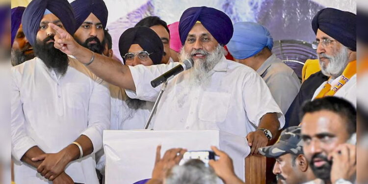 Akal Takht Directs Religious Punishment for Sukhbir Badal Over SAD Rule ‘Mistakes’
