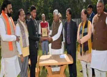 CM Nitish Kumar Honors Young Cricketer Vaibhav Suryavanshi