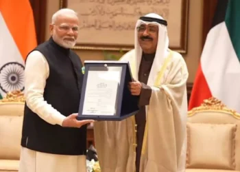 Kuwait Honours PM Modi with Highest National Award