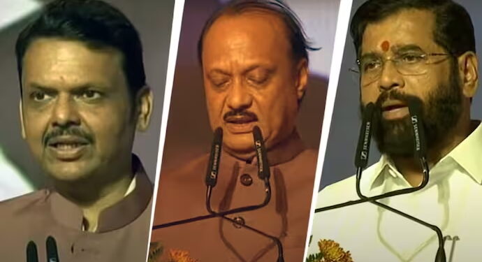 Devendra Fadnavis Sworn in as Maharashtra CM for Third Term; Shinde, Pawar Take Deputy Roles