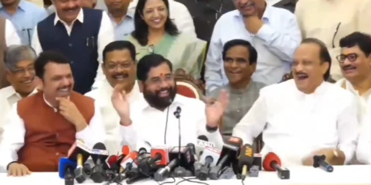 Eknath Shinde Jokes About Ajit Pawar’s “Morning and Evening Oath-Taking Experience”