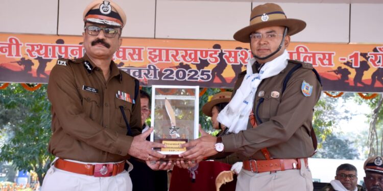 Jharkhand Armed Force’s 145th Foundation Day Celebrated with Grand Parade