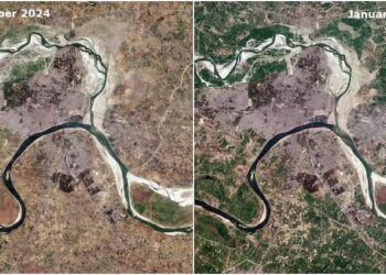 Satellite Reveals Massive Transformation of Prayagraj for Mahakumbh 2025