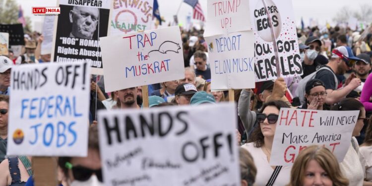 “He’s A Lunatic”: Massive Protests Erupt Across US Against Trump Policies