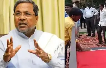 Red Carpet for Karnataka CM, Deputy in Flood-Hit Bengaluru Sparks Public Outrage