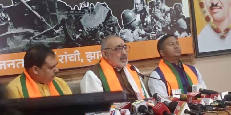Giriraj Singh Says Jharkhand Sitting On A Powder Keg, Slams Congress Over Emergency