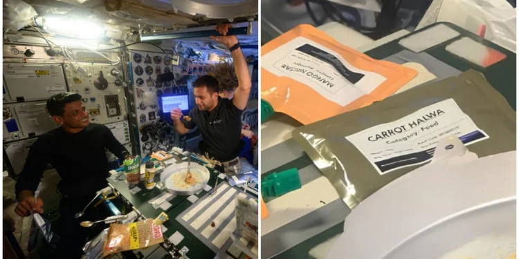 Gajar Ka Halwa Steals the Show on Space Party as Astronauts Relish Taste of India