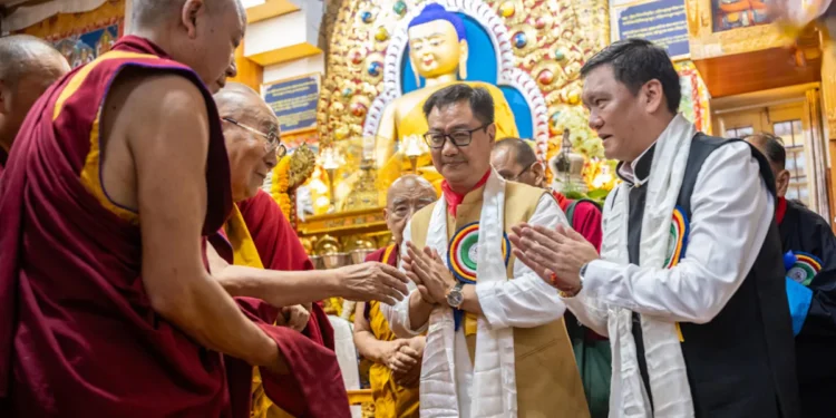 India Feels ‘Blessed by His Presence’: Rijiju Attends Dalai Lama’s 90th Birthday