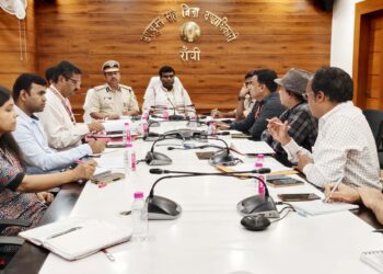 President Draupadi Murmu’s Ranchi Visit Preparations Intensify, Deputy Commissioner Reviews Arrangements