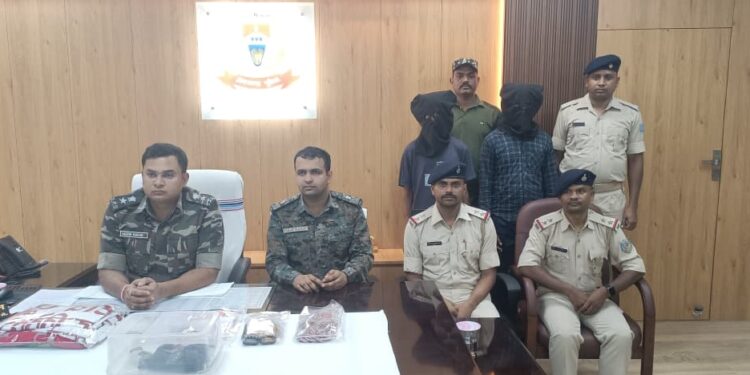 Chaibasa Police Arrests Notorious Naxal Leader Hidima and Associate