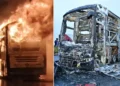 Deadly Bus Inferno on Bengaluru-Hyderabad Highway After Bike Collision
