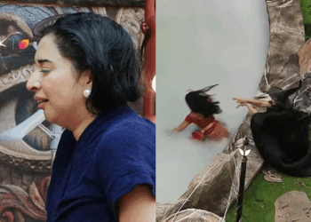 Malti Chahar Sparks Chaos In Bigg Boss 19, Pushes Tanya Into Pool During Task