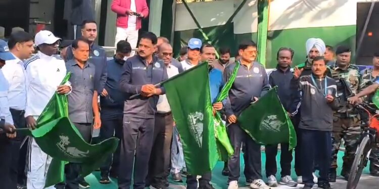 Cyclothon From Ranchi To Ulihatu Marks Jharkhand Foundation Day Celebrations