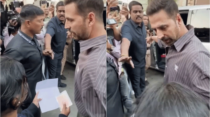 Akshay Kumar’s Kind Gesture Wins Hearts At Mumbai Polling Booth