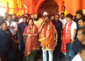 CM Hemant Soren Visits Ram-Janaki Tapovan Temple As Massive Crowd Gathers