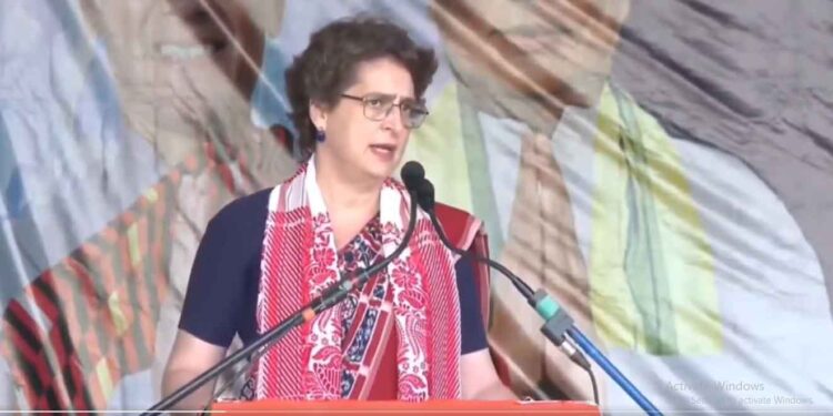 Priyanka Gandhi Targets Assam Govt, Accuses CM Sarma of Corruption and Intimidation Politics