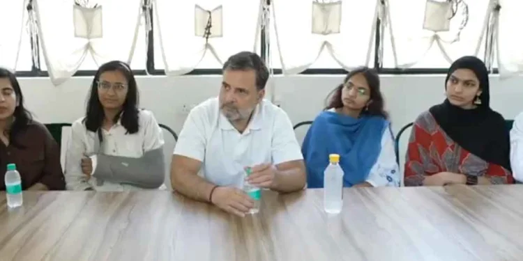 Rahul Gandhi Meets Gargi College Students, Says Gen Z Is India’s Future