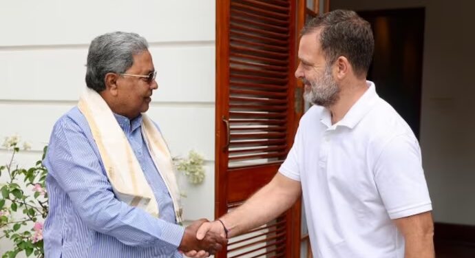 Siddaramaiah Meets Rahul Gandhi and Kharge in Delhi With Demands List After Stepping Down as Karnataka CM