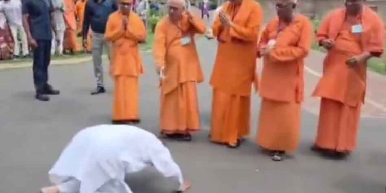 Bengal CM Suvendu Adhikari Visits Belur Math, Seeks Blessings From Saints